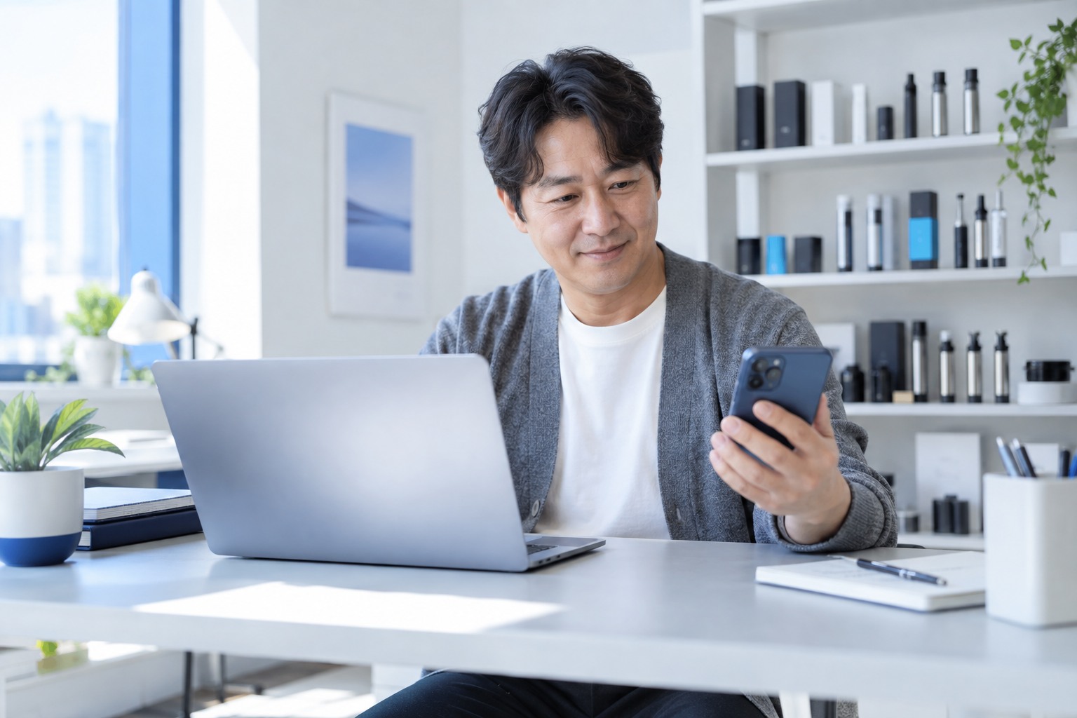 임대형 사이트 카드결제 · 준비 내용을 함께 점검하는 업무 장면