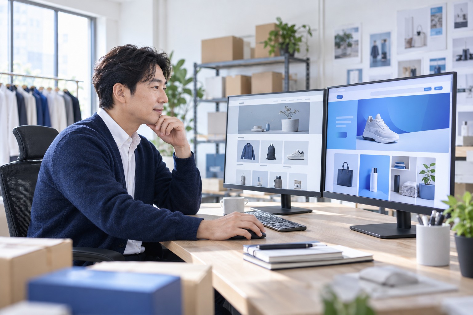 전자담배 사이트 리뉴얼 카드결제 · 사이트 운영자가 화면을 확인하는 모습